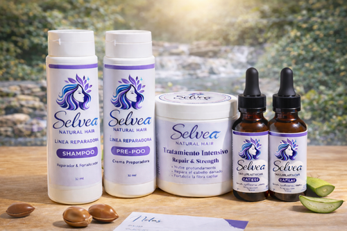 Kit Reparador Selvea Natural Hair – Repair & Strength (Rutina Completa)