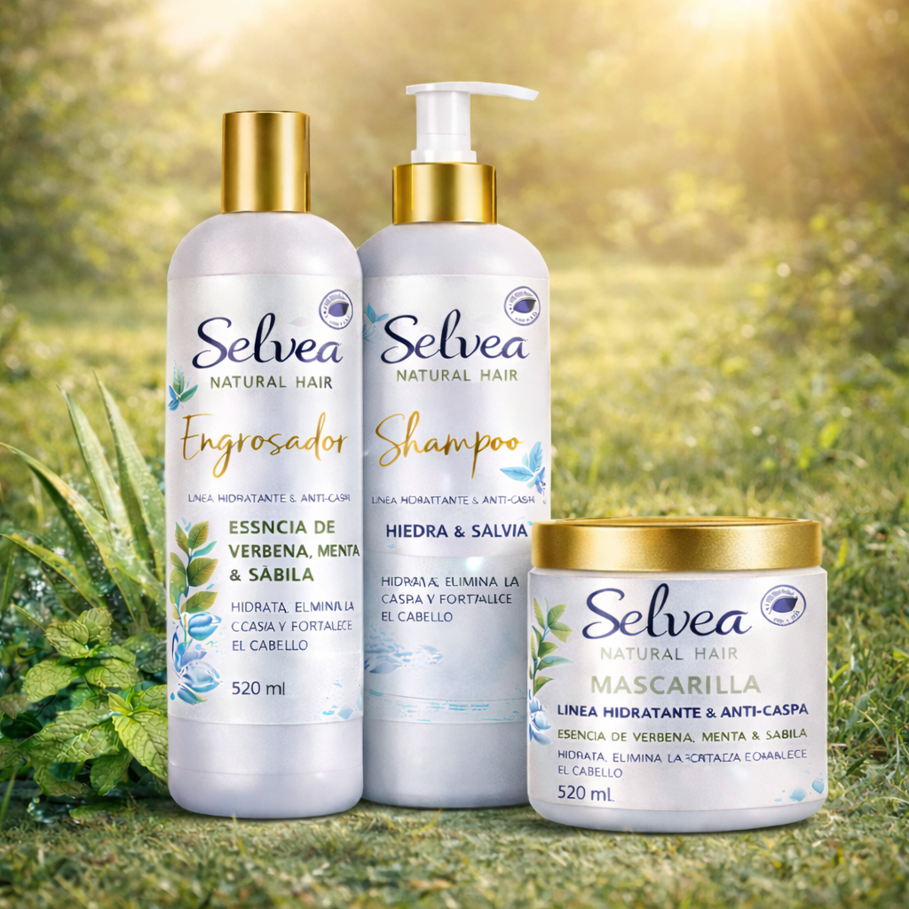 Kit Hidratación & Anti-Caspa – Selvea Natural Hair
